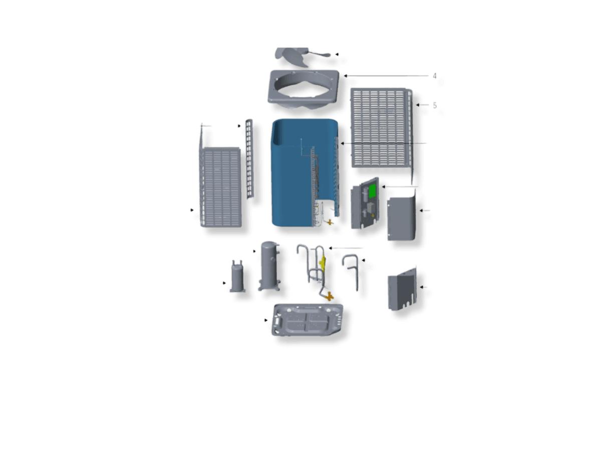 3.5T HEAT PUMP EVERWELL R-410A (3040) image 4
