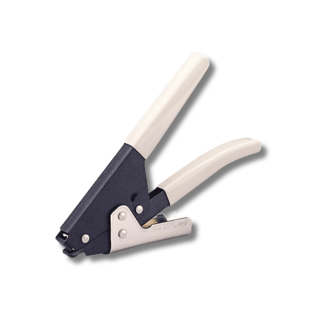 Tie Tensioning Tool with Manual Cut Off and Grips