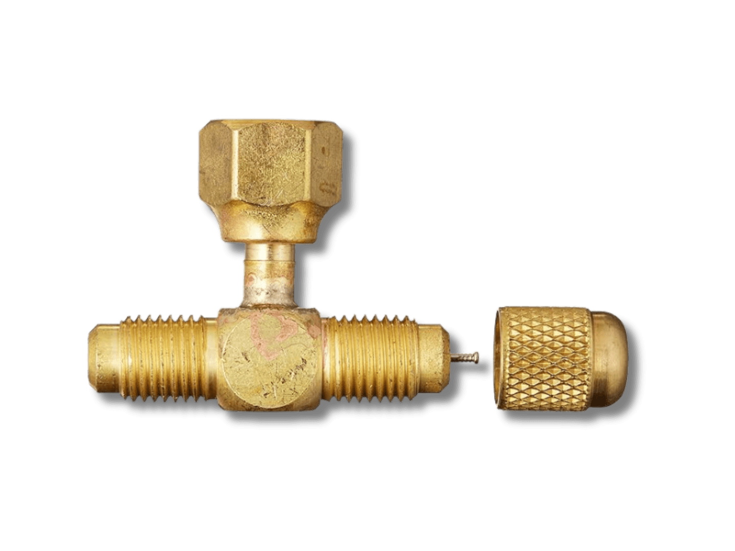 1/4" Female SAE Swivel w/ Core Depressor on Branch image 2