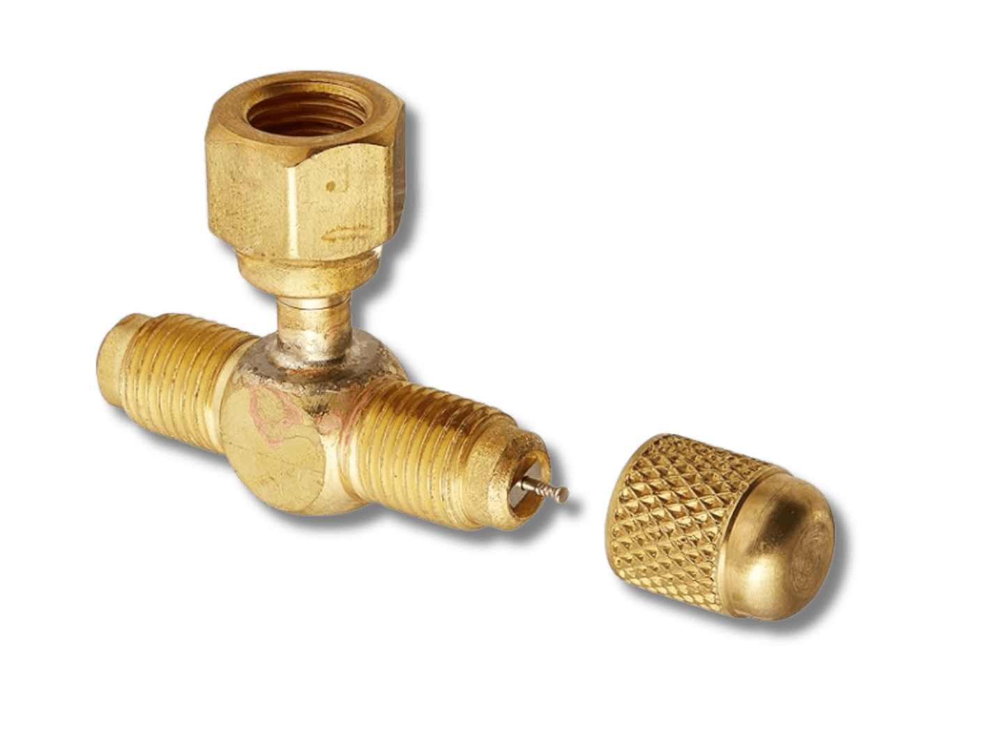 1/4" Female SAE Swivel w/ Core Depressor on Branch image 3