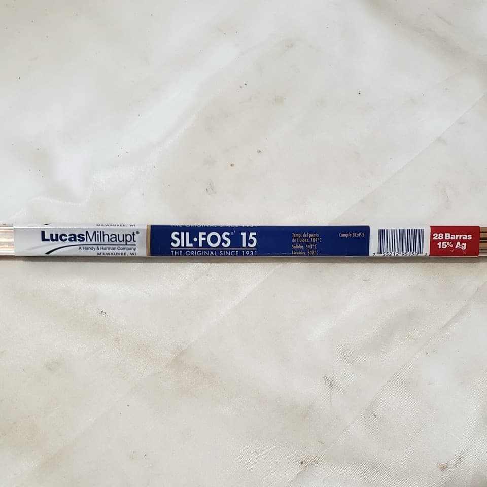 Sil‑Fos 15 Silver Brazing Alloy
