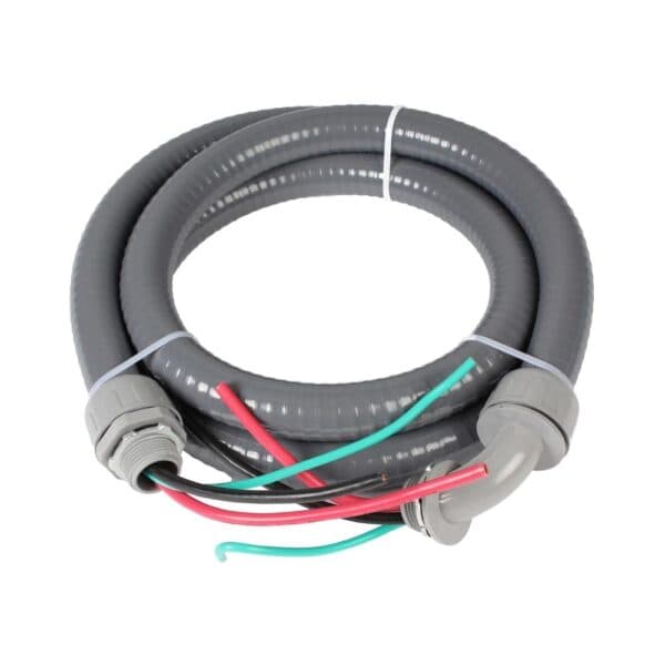 3/4 in x 6ft Everwell ECW‑346083 Liquid‑Tight Flexible PVC Conduit Cable Whip