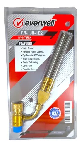 Maçarico / Hand Torch de Doble Llama JH‑1D2 (Hiatsu / Everwell)