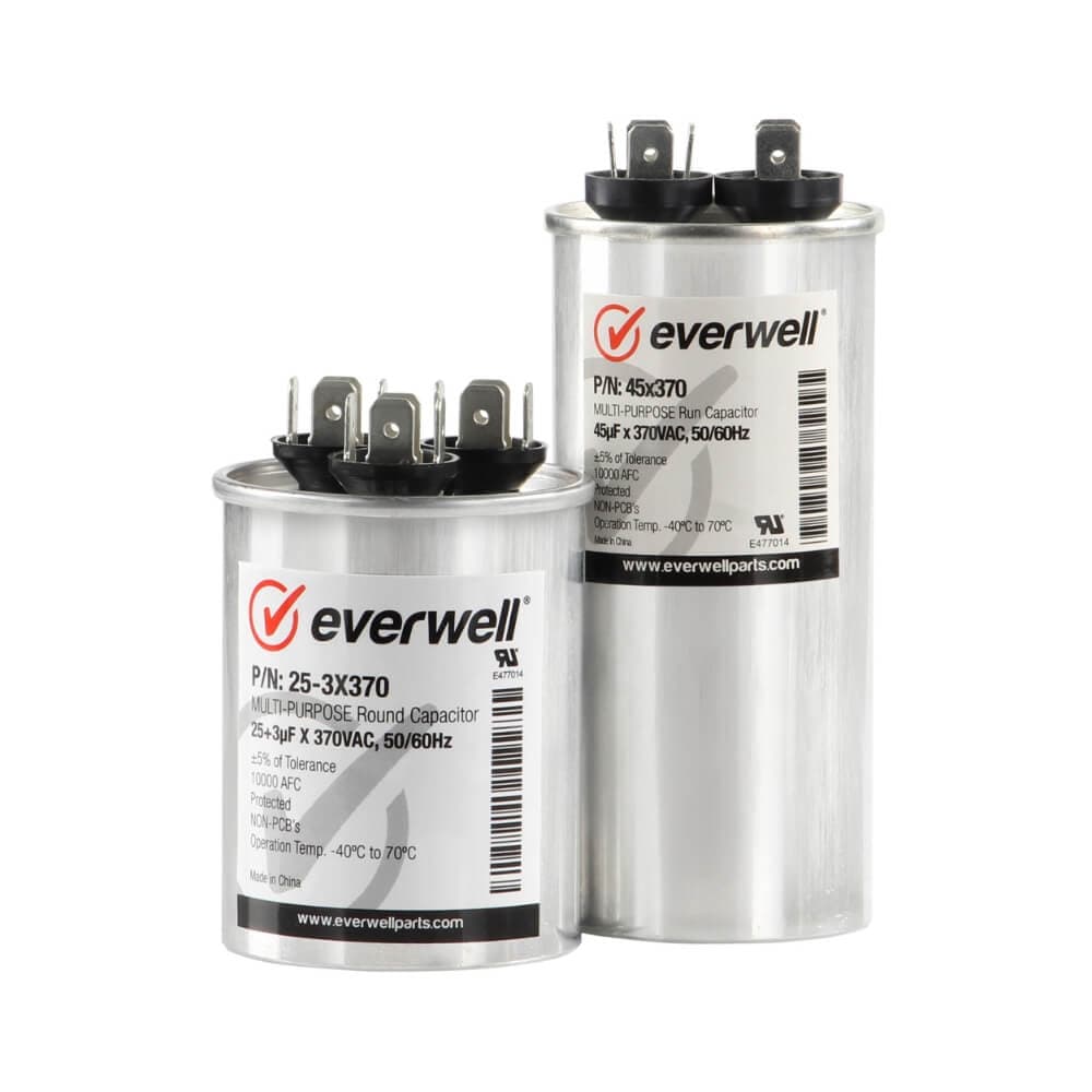 50-5µf x 440V Dual Round Run Capacitor