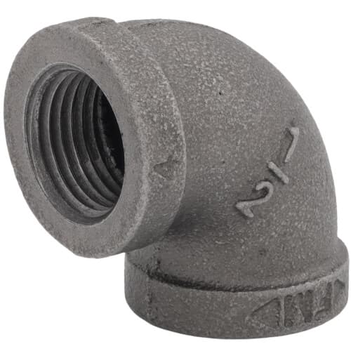Black Iron 90 Degree Elbow-1/2in