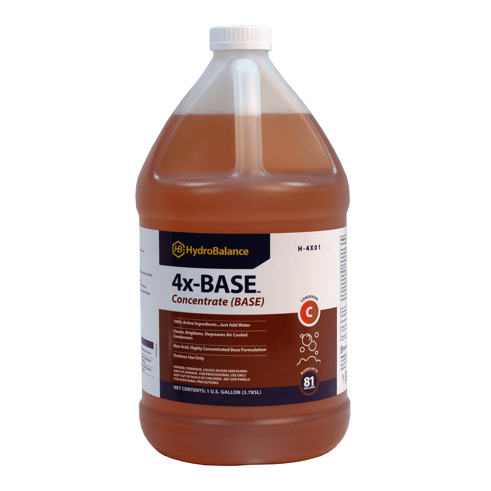 NON-ACID 4X-BASE Condenser Cleaner 1G