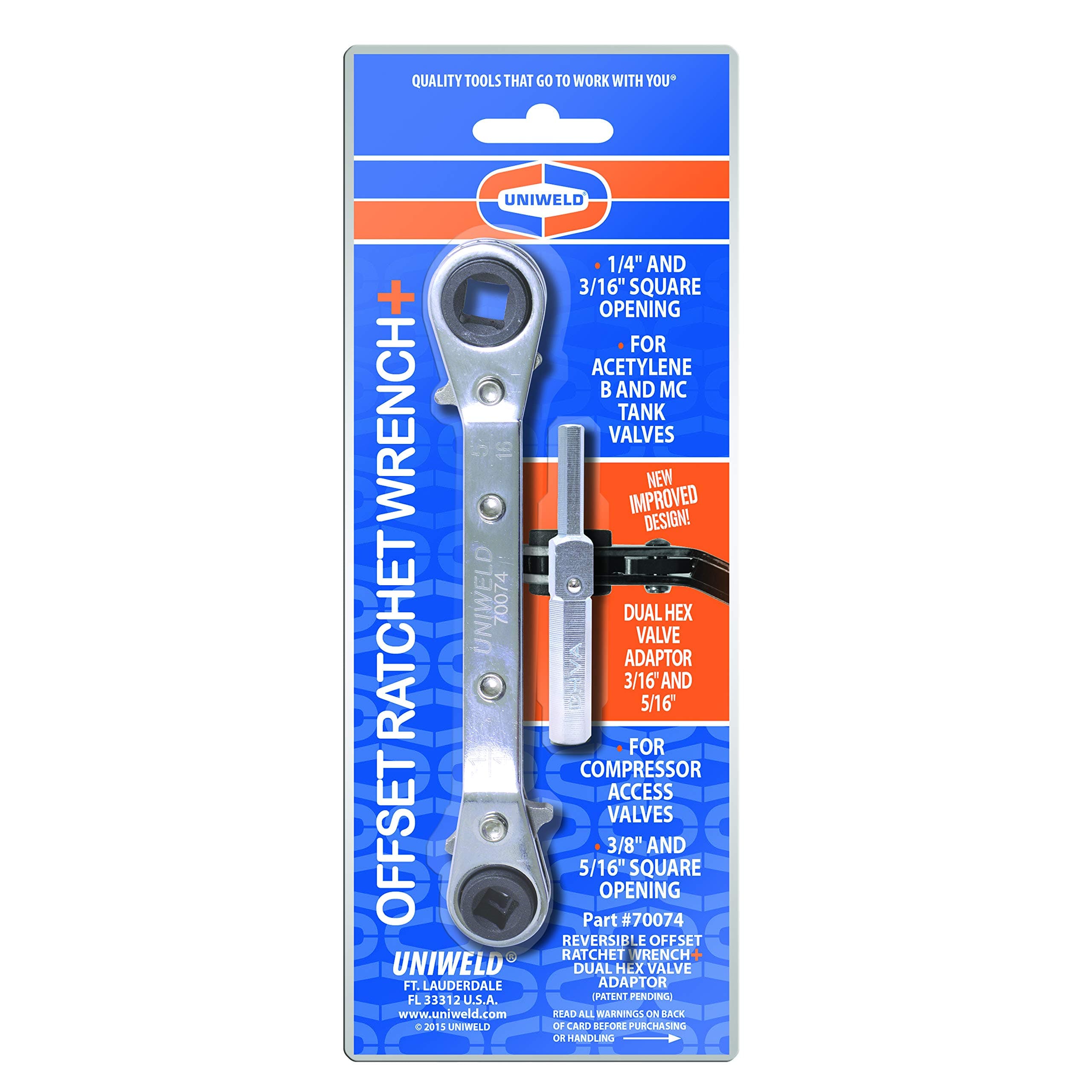 Offset Ratchet Wrench