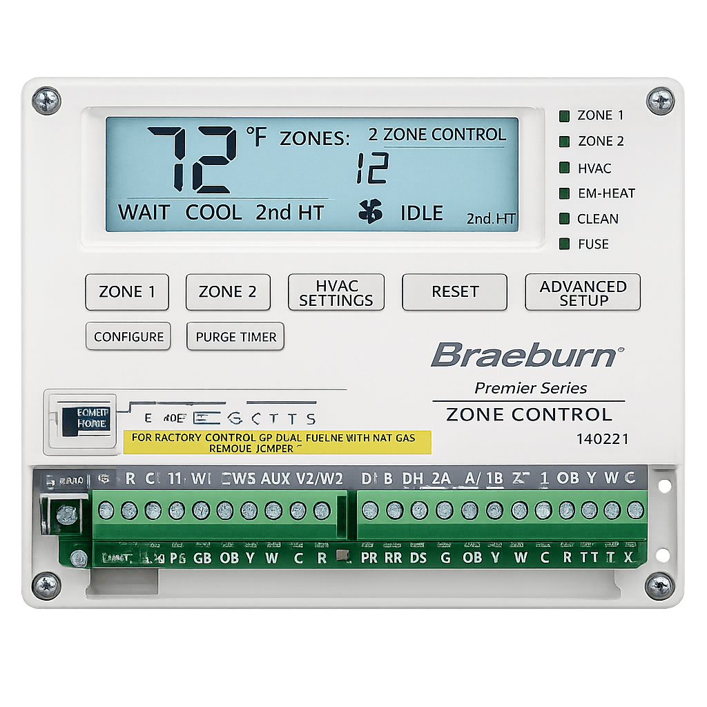 2-ZONE CONTROL PANEL