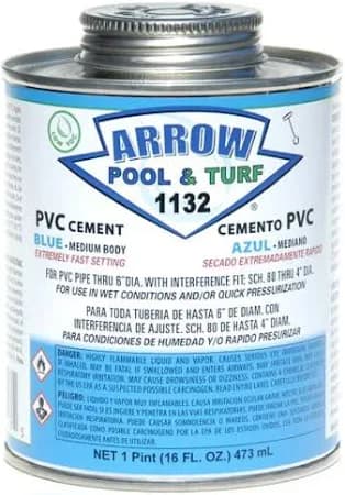 ARROW POOL & TURF PVC CEMENT