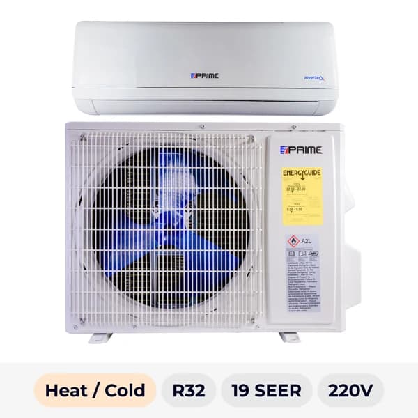 PRIME 18.000BTU HEAT/COLD 17 SEER2 R-32 220V
